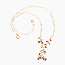 Load image into Gallery viewer, Holly Branch Ruby Necklace
